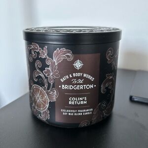 Bath and Body Works Bridgerton Colin’s Return Candle
